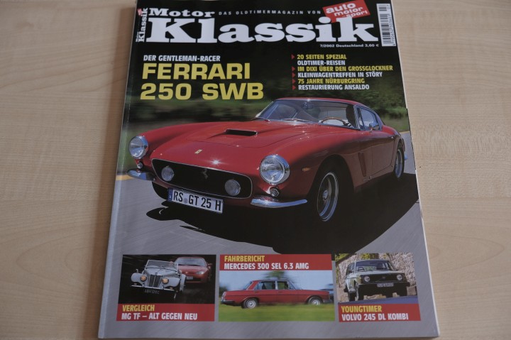 Deckblatt Motor Klassik (07/2002)